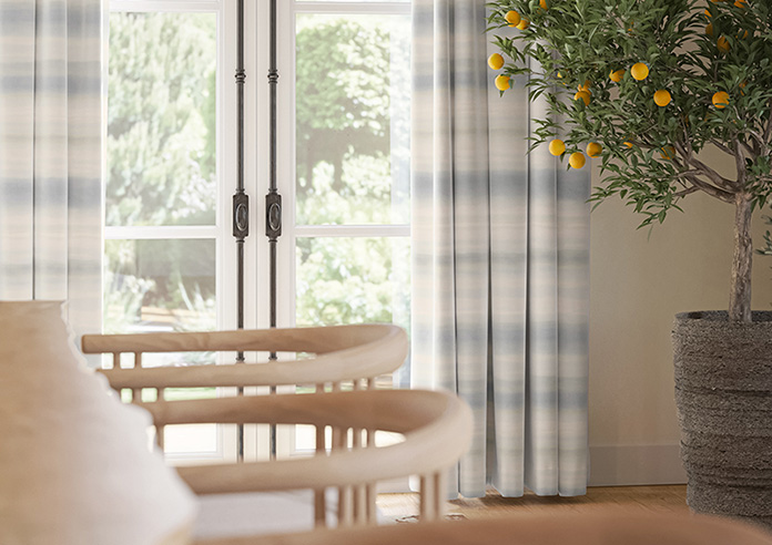 Ombre Velvet, Cloud - Made to Measure Curtains - Image 5